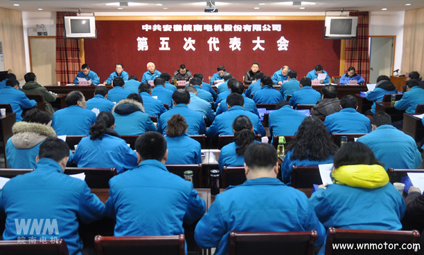 皖南電機黨代會(huì )會(huì )場(chǎng)