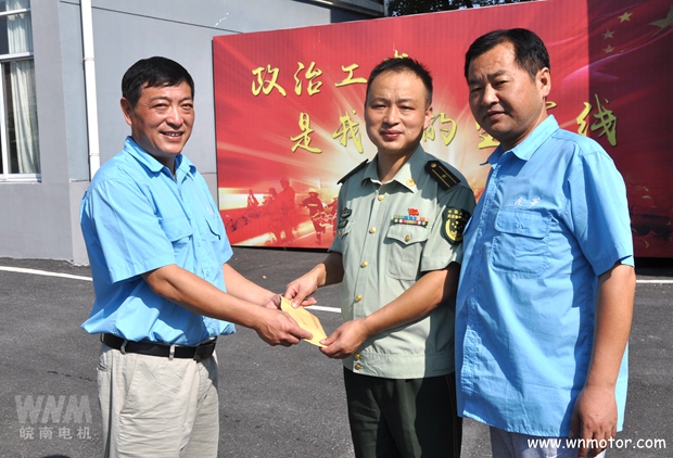 皖南電機建軍節走訪(fǎng)涇縣消防大隊