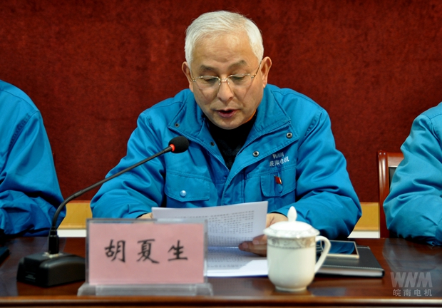 監事會(huì )主席胡夏生作監事會(huì )工作報告
